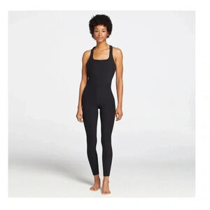 CALIA LustraLux Fitted Bodysuit Pure‎ Black Multiple Sizes